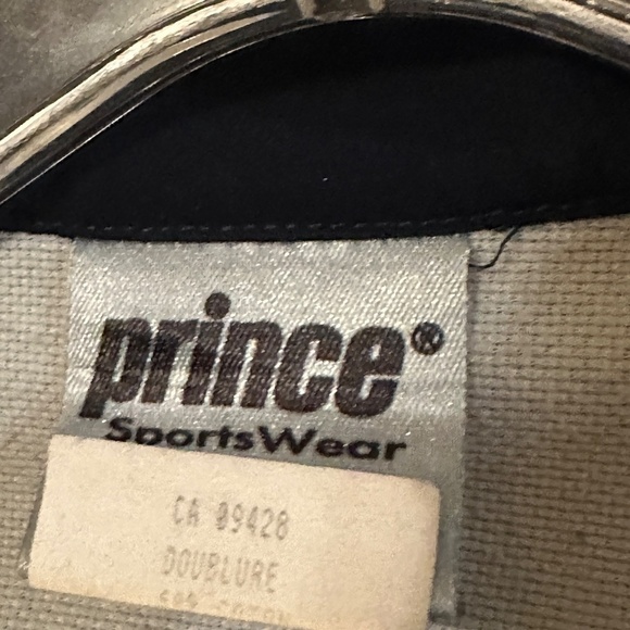 Vintage Prince Athletic Running Activewear Zip Up Long Sleeve Track Jacket - Picture 7 of 11